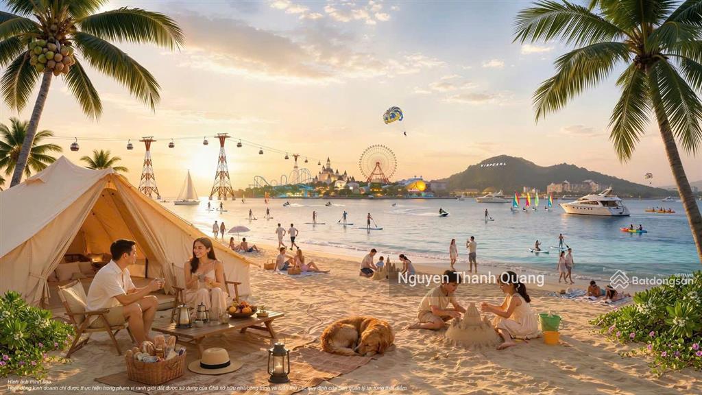 Nhà ngay bãi tắm biển nha trang, đầy vừa ở vừa khai thác dòng tiền từ hệ sinh thái du lịch vinpearl