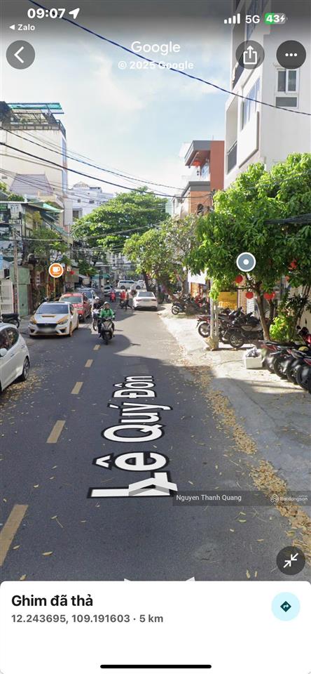 Chủ tách bán đất mặt tiền lê quý đôn, khu phố tây thành phố nha trang, cực hot trên thị trường