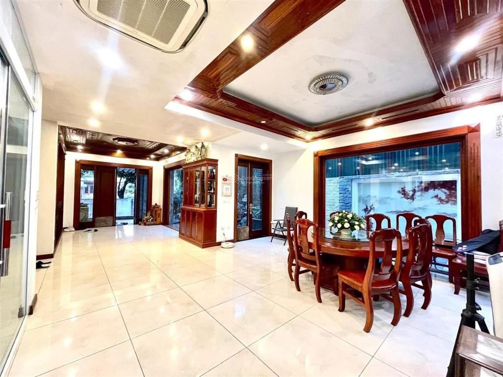 Biệt thự cực vip, lô góc kđt geleximco lê trọng tấn, 500m2, 4 tầng thang máy full nội thất chục tỷ