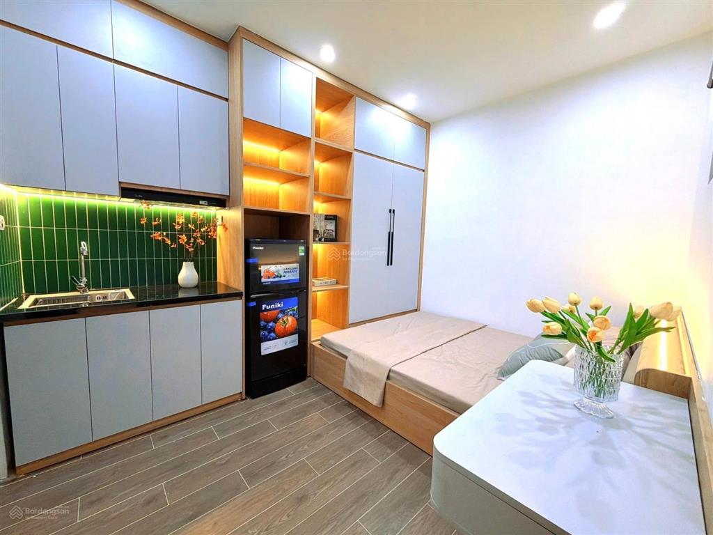 Dòng tiền 60tr/tháng, 12 phòng kk full đồ, siêu phẩm mới tinh 6 tầng thang máy mặt ngõ thanh bình