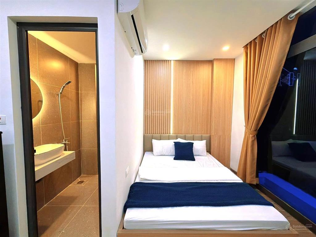 Dòng tiền 60tr/tháng, 12 phòng kk full đồ, siêu phẩm mới tinh 6 tầng thang máy mặt ngõ thanh bình