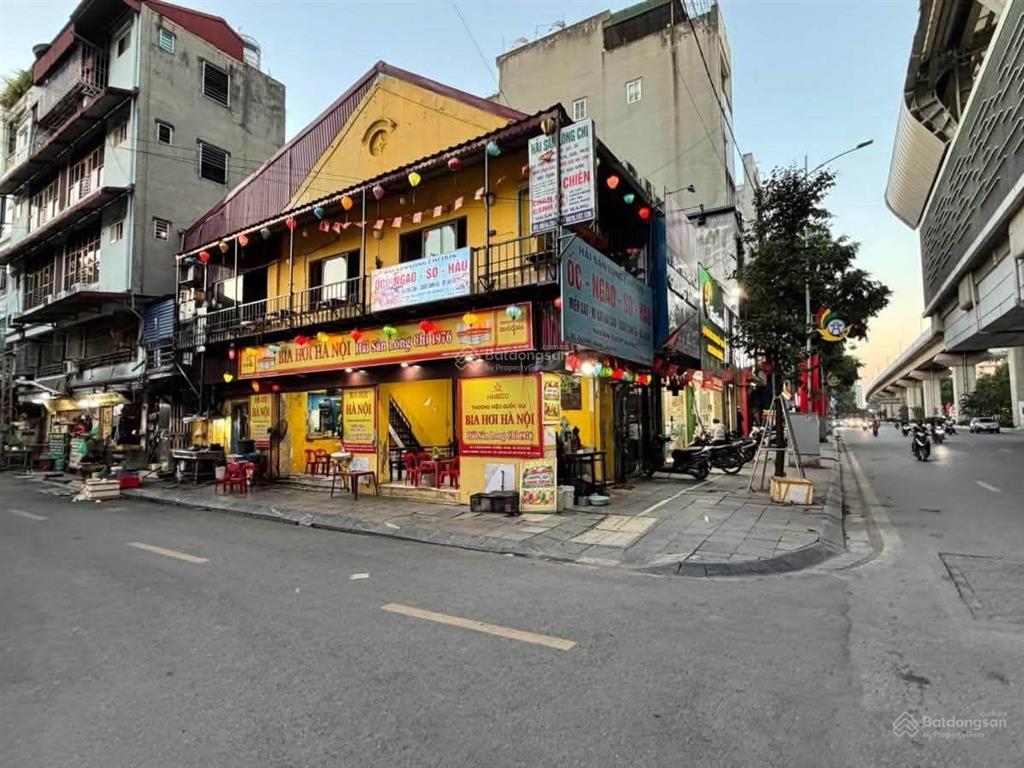 Bán đất mặt phố lô góc quang trung, vỉa hè rộng, kinh doanh đỉnh, 46m2, mặt tiền 16m, nhỉnh 21 tỷ
