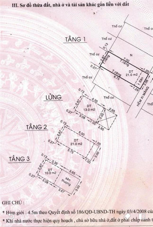 Quận 4, nhà hẻm thông khu 20 thước, 25m2, 4 tầng, 4,6 tỷ