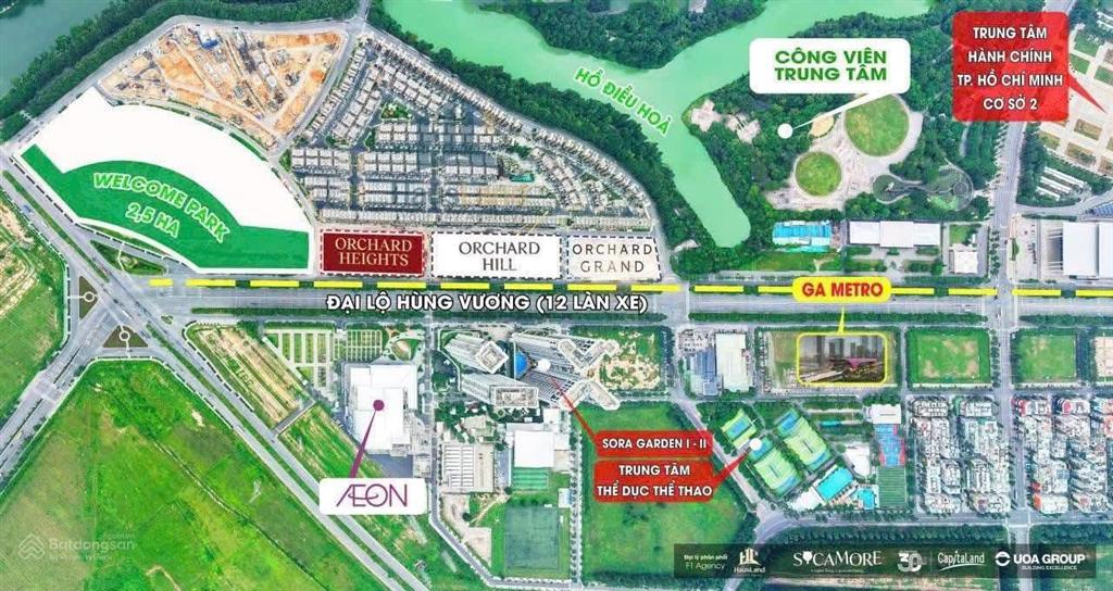 Bán căn hộ orchard collection  dự án sycamore chủ đầu tư capitaland