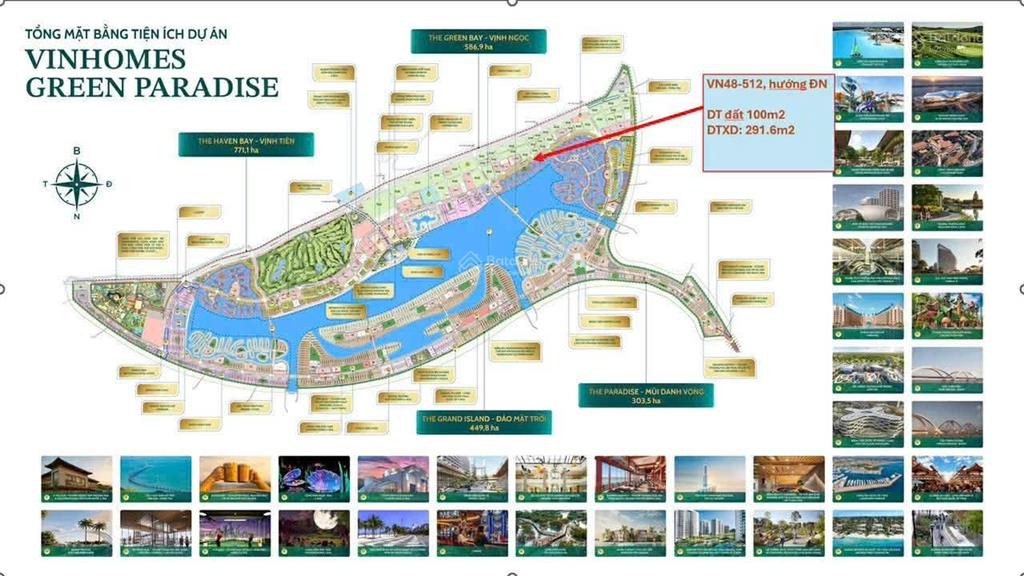 Bán căn liên kế vịnh tiên  vinhomes green paradise cần giờ