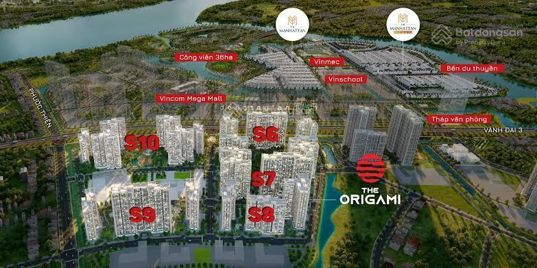 Bán gấp căn 1pn+ origami vinhomes grand park 47m2  giá chỉ 2.4 tỷ, view vườn nhật đẹp, sổ sẵn