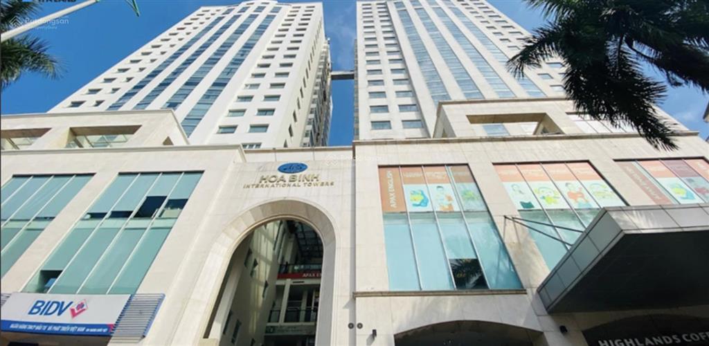 Bql cho thuê sàn vp giá tốt tại hoà bình tower 106 hoàng quốc việt. dt 700m2 có thể chia nhỏ