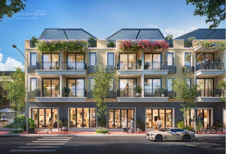 Full giá 4 tỷ/căn nhà phố 60m2 đối diện cổng kcn an dương 196ha hiện hữu, 1 mặt chợ hà đậu