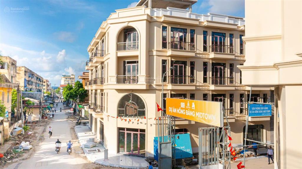 Bán nhanh liền kề 64m2 6 tỷ, 5 tầng kinh doanh tại hồng bàng, đối diện kđt masteria 45ha