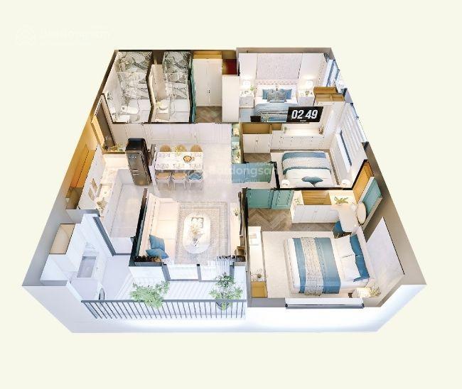 Quá hot! vốn 600 triệu mua đứt căn 2pn 66m2 tại the zenith đường bùi viện, miễn gốc lãi 18 tháng