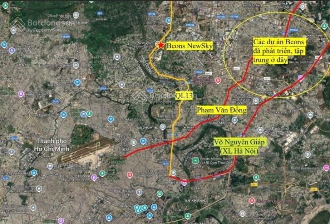 Bcons newsky ql13 căn hộ mới chỉ 350 triệu  450 triệu ban đầu kế metro số 2