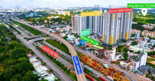 Bán bcons miền đông đã có sổ hồng sở hữu lâu dài  gần ga metro đại học quốc gia