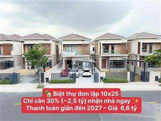 Bán gấp biệt thự sun casa central, 6,6 tỷ, 250m2, 4pn, 4wc, khu đô thị vsip 2