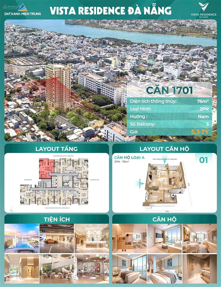 Siêu phẩm đầu tư  view sông hàn & pháo hoa đỉnh cao tại trung tâm đà nẵng