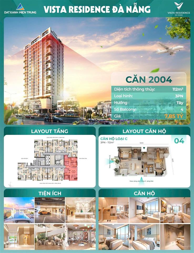 Siêu phẩm đầu tư  view sông hàn & pháo hoa đỉnh cao tại trung tâm đà nẵng