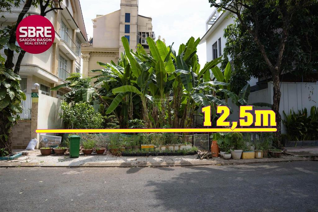Bán đất biệt thự giá tốt q7, sadeco ven sông, dt 12,5x18m, chủ cần bán!