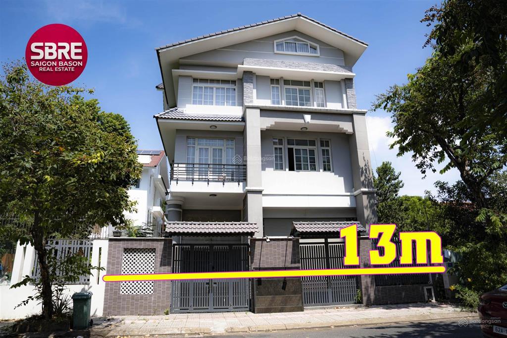 Biệt thự đơn lập giá tốt q7, dt 13x18, hầm + 4 tầng bán nhanh 38 tỷ