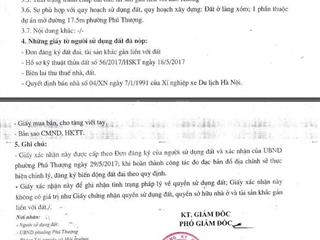 Bán nhà riêng 54m2x 2 tầng, tại phú thượng, chính chủ