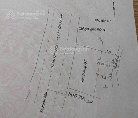 Bán đất tại quốc lộ 421, đông yên, 6,5 tỷ, 80,6 m2, giá siêu hời, chính chủ