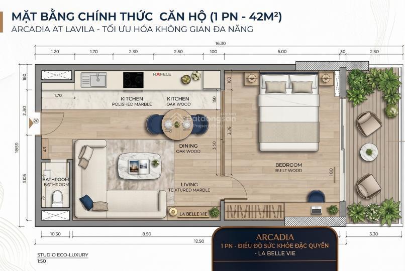 Chỉ 195 triệu sở hữu ngay căn hộ arcadia at lavila mở bán giai đoạn 1, chiết khấu booking 2%