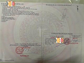 Bán gấp lô đất mặt tiền đường số 15 xã long điền, giá 1,5 tỷ