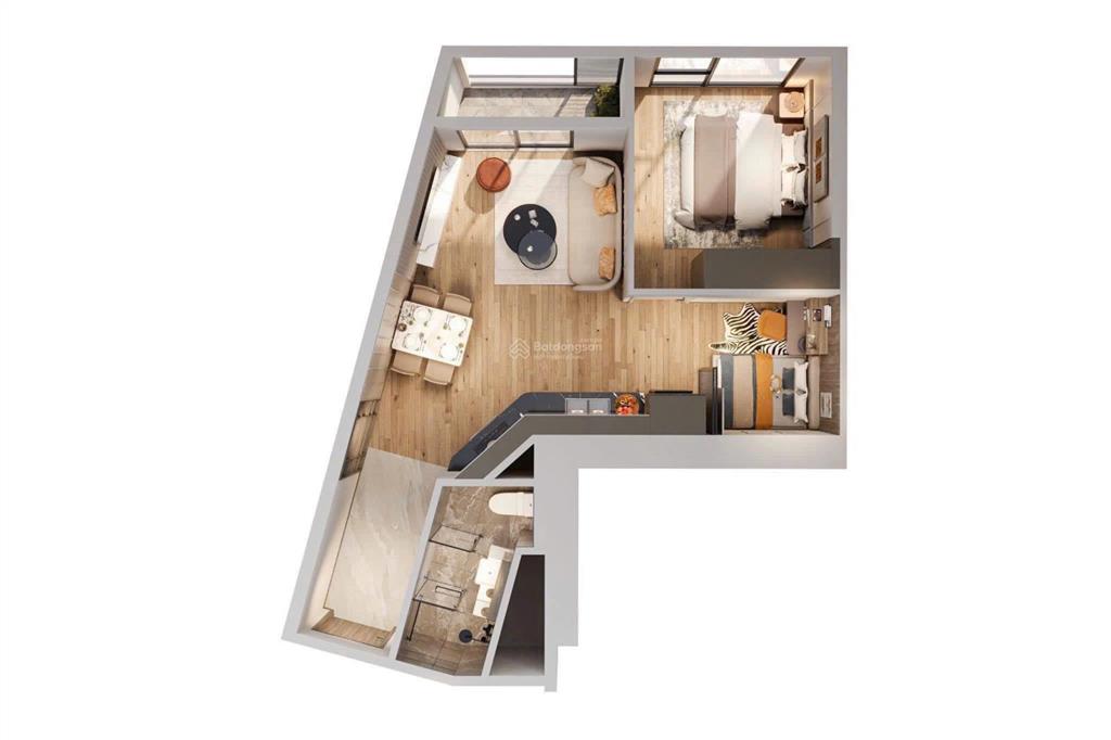Bán gấp căn 1pn+1 47m2 vinhomes cổ loa  căn đông nam view sông hồng  triển lãm siêu đẹp