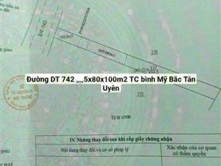 Chính chủ bán nhanh nhà kho mặt tiền dt742, ngay kcn vsip ii, giá chỉ 9 triệu/m2 có 100m2 thổ cư