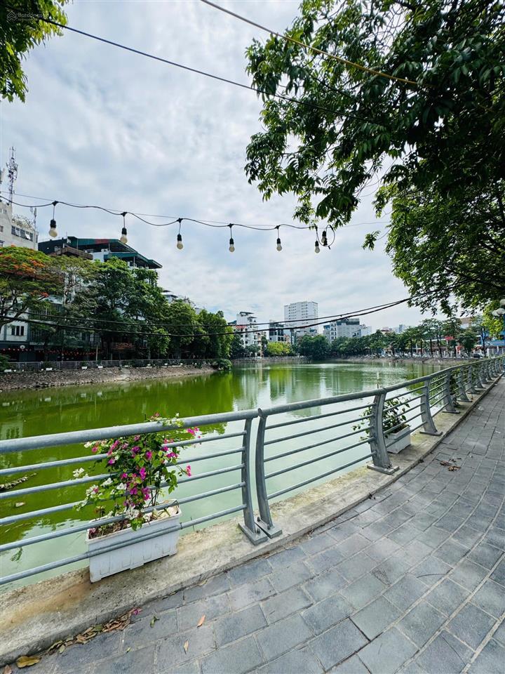 Chính chủ bán nhanh mặt phố phương liệt, view hồ, vỉa hè rộng, kd đẳng cấp 50tr/tháng 73m, 5t, 23tỷ