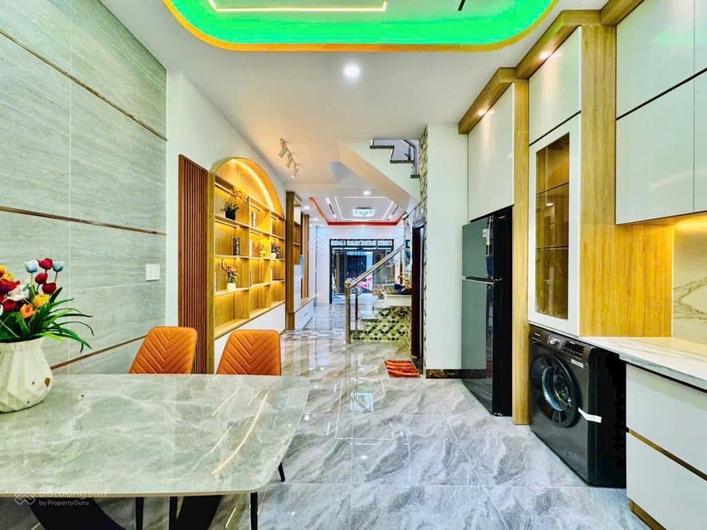 Bán nhà riêng quận gò vấphẻm ô tôgần emartsát mt huỳnh văn nghệp1264m24x163tầng sân thượng