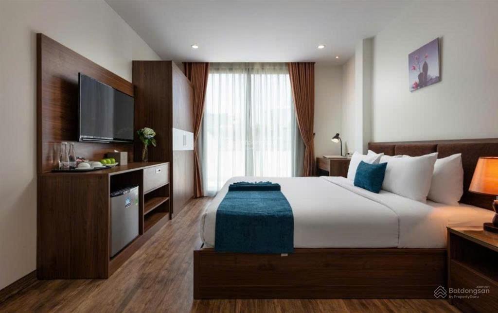 Toà chdv 10 tầng xây mới 36 căn hộ  ba đình khu vip cho khách nước ngoài, dòng tiền 2,5 tỷ/năm.