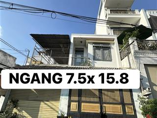 Hẻm ô tô thông ngay tân kỳ tân quý ngang 7.5 x 18m  gần nhà thờ bình thuận 5p ra aeon mall tân phú
