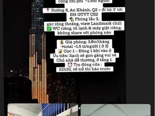 Q2 có thể vào ở liền
tìm 1 bạn nữ ở ghép phòng full nội thất { ưu tiên nvvp, ít đồ
