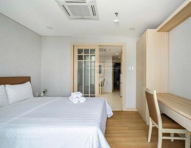 Cho thuê căn hộ dịch vụ gần chợ bà chiểu, ngay phan đăng lưu, 45m2, cửa sổ ban công, full nội thất