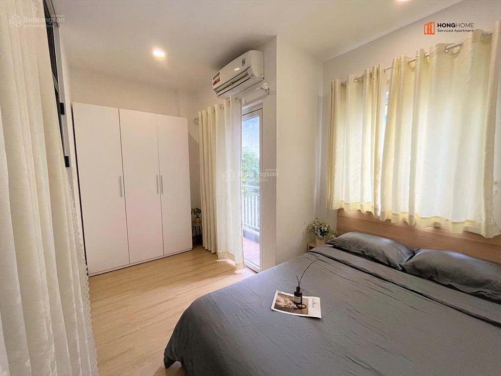 Cho thuê căn hộ dịch vụ dạng phòng ngủ riêng ngay hoàng sa q1 gần phú nhuận, q3, q10, 45m2, full nt