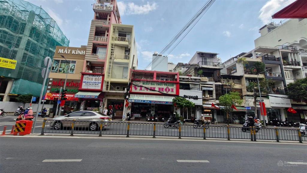 * bán nhà quận 4, ngang 9m, 128m2, mặt tiền đường 25m, 3 tầng, giá 59,8 tỷ