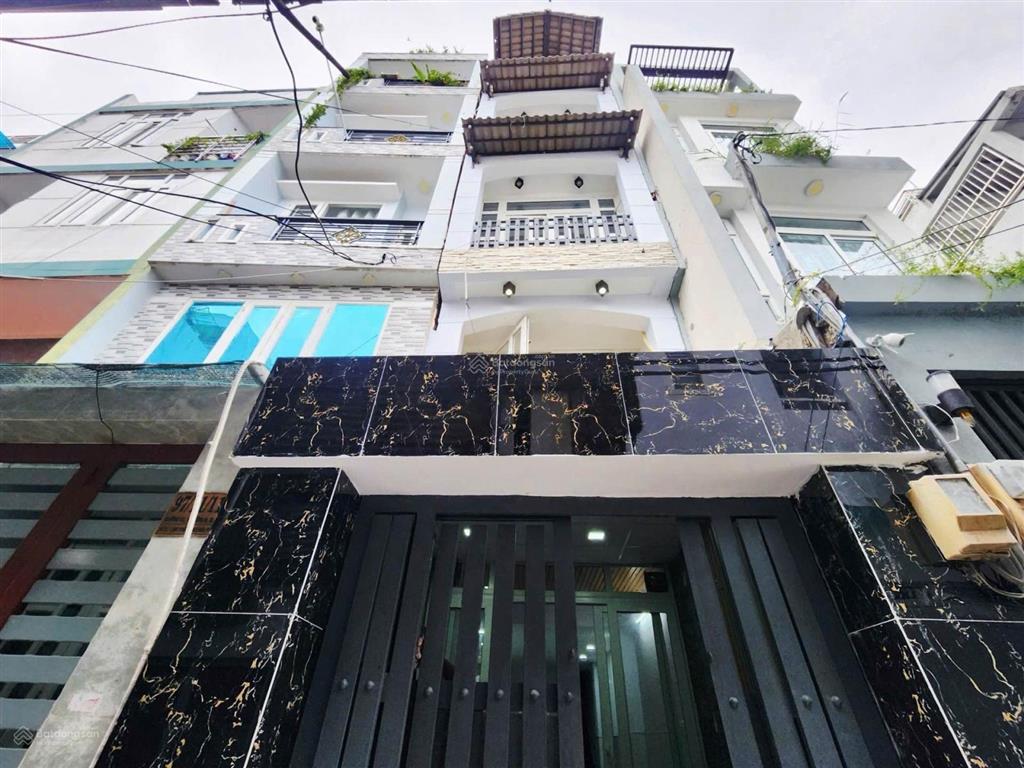 Bán nhà quận 4, gần khánh hội, 5 tầng, 3pn 4wc, 38m2, chỉ 10m ra mặt tiền, giá 6,5 tỷ