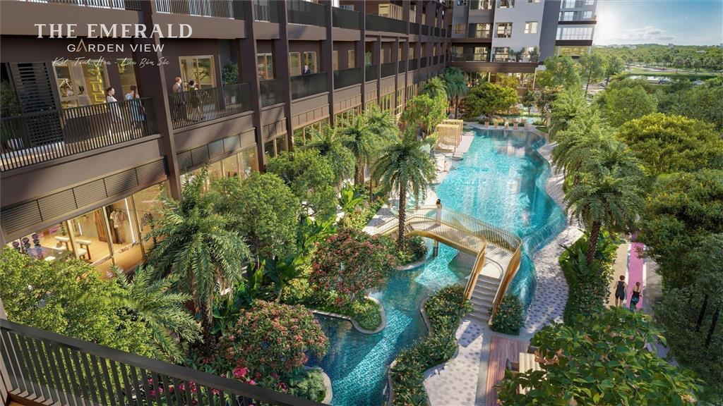 THE EMERALD GARDEN VIEW chỉ 7 triệu/tháng sở hữu căn hộ Ban công rộng, mở ra tầm nhìn Sài