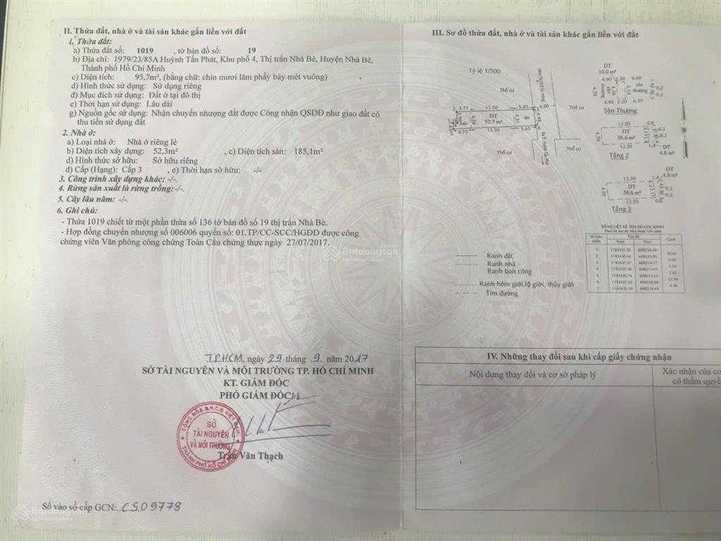 Bán đất tặng nhà đường huỳnh tấn phát, trung tâm tt nhà bè, đường rộng xe hơi quay đầu thoải mái