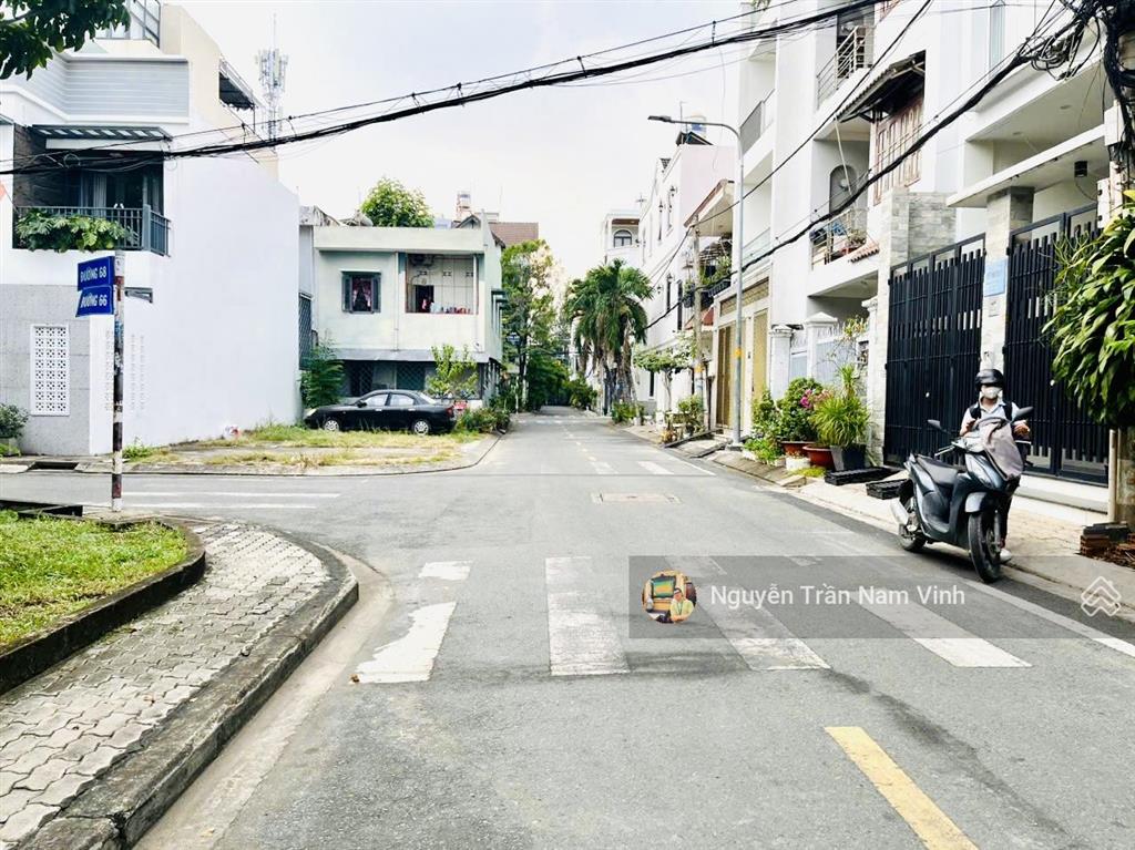 Bán nhà mặt tiền đường số tân quy đông đối diện công viên ngang 6m dài 15m nhà 4 tầng 8 phòng