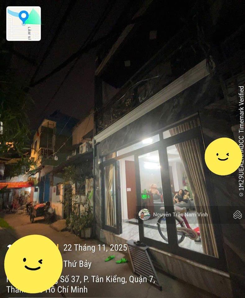 Bán nhà đường số 37 đoạn xung nhất quận 7, sát mặt tiền 5.85 tỷ nhà 2 tầng ngang 4x10m