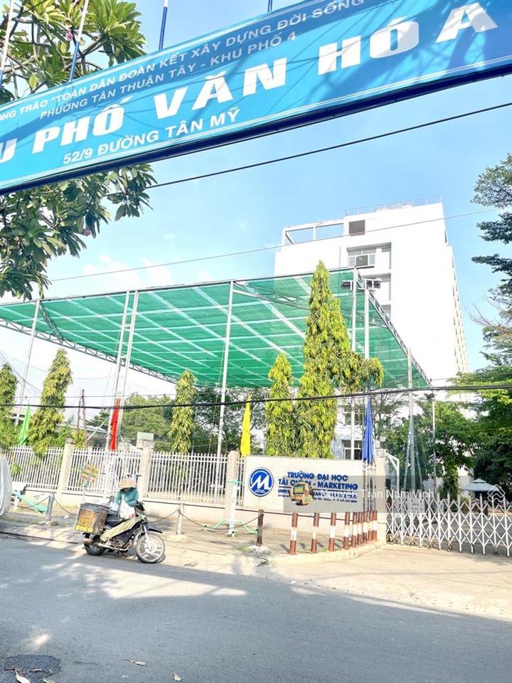 Cạnh đh tài chính maketing quận 7 đường tân mỹ bán nhà ngang 4.2m x 14m 3 tầng 4 pn mới chỉ 7.2 tỷ
