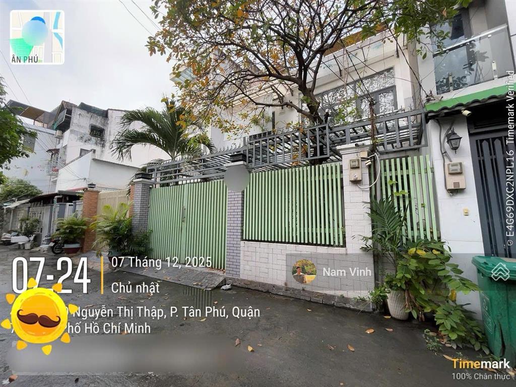 Bán nhà nguyễn thị thập ngang 8m x 18m, 3 tầng 5 phòng, sân để ô tô, sát lotte, chỉ 15.3 tỷ tl