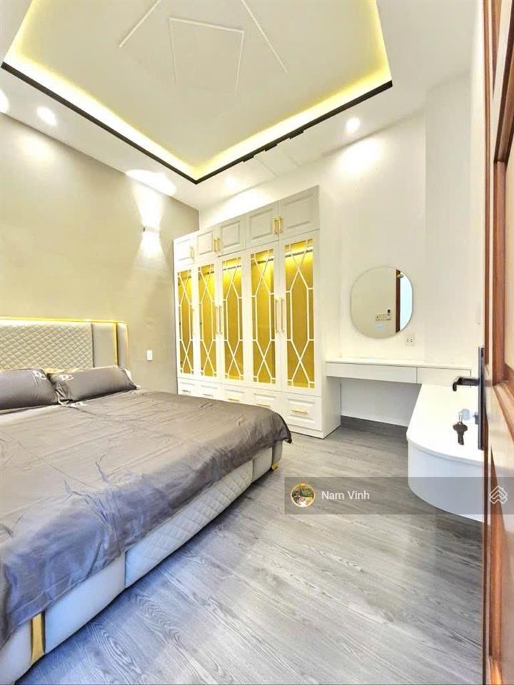 Bán nhà ô tô thông quận 7 cạnh nam long nở hậu 4.5m x 13m mới 3 tầng 5 phòng chỉ 5.8 tỷ tl