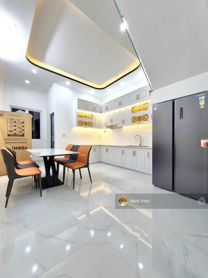 Bán nhà ô tô thông quận 7 cạnh nam long nở hậu 4.5m x 13m mới 3 tầng 5 phòng chỉ 5.8 tỷ tl
