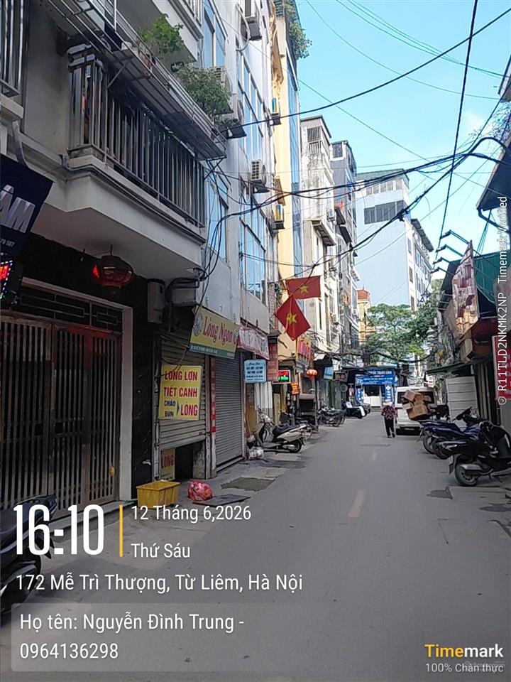 Mễ trì thượng 50m, 5 tầng ô tô đỗ sát cửa chỉ 10,35 tỷ