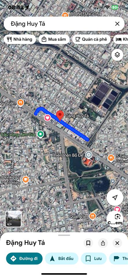 Bán đất đường đặng huy tá hoà minh
