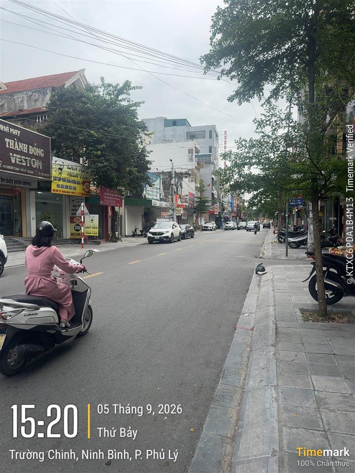 Bán nhà mặt phố view đẹp tại trường chinh, châu cầu, phủ lý, 24 tỷ, 129m2