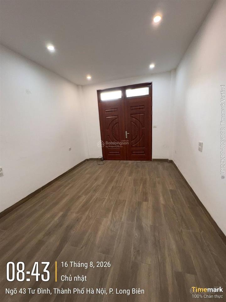 Chính chủ gửi cho thuê nhà lâu dài tại số 7 ngách 8 ngõ 43 phố tư đình, phường long biên, hà nội.