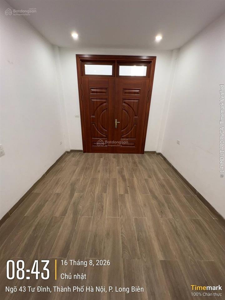 Chính chủ gửi cho thuê nhà lâu dài tại số 7 ngách 8 ngõ 43 phố tư đình, phường long biên, hà nội.