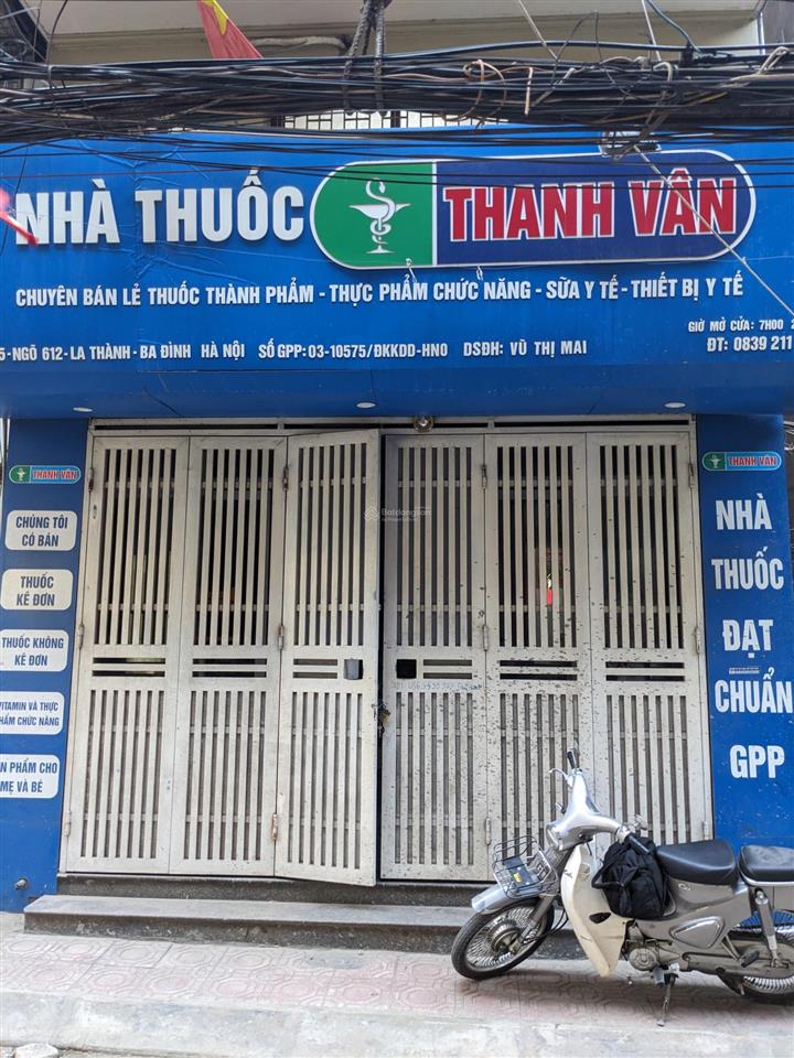 Cho thuê cửa hàng mặt ngõ to 612 đê la thành
